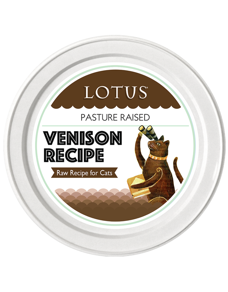 Lotus Natural Pet Food Lotus Frozen Raw Cat Food | Pasture Raised Venison 24 oz (*Frozen Products for Local Delivery or In-Store Pickup Only. *)