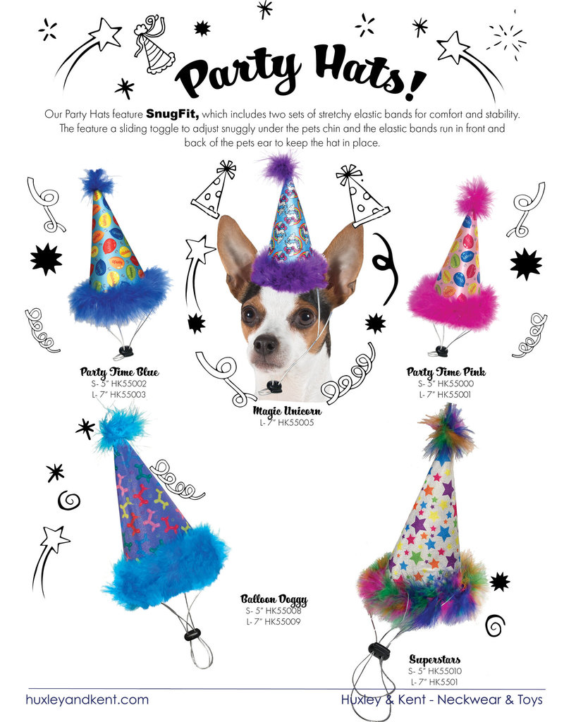 Huxley & Kent Huxley & Kent Party Hat Party Time Pink Small