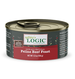 Nature's Logic Nature's Logic Canned Cat Food Beef 5.5 oz single