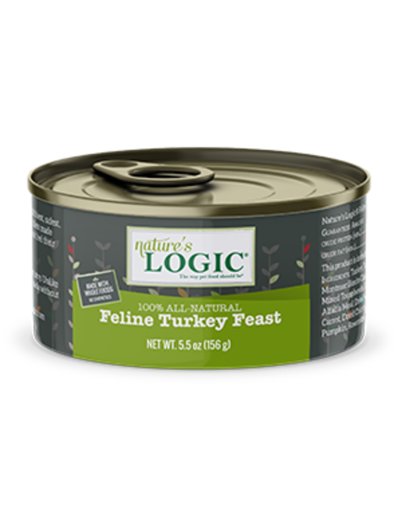 Nature's Logic Nature's Logic Canned Cat Food Turkey 5.5 oz single