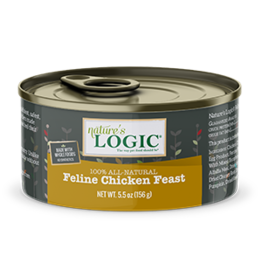 Nature's Logic Nature's Logic Canned Cat Food Chicken 5.5 oz CASE