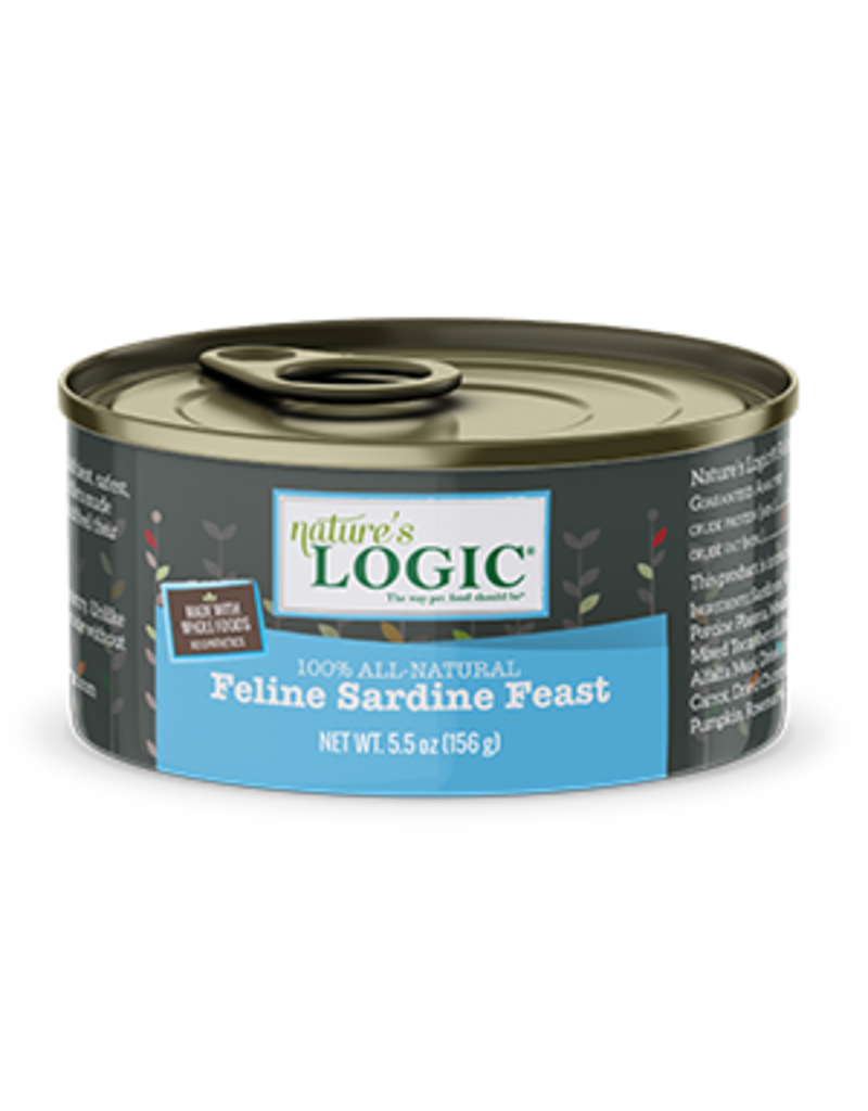 Nature's Logic Nature's Logic Canned Cat Food Sardine 5.5 oz CASE