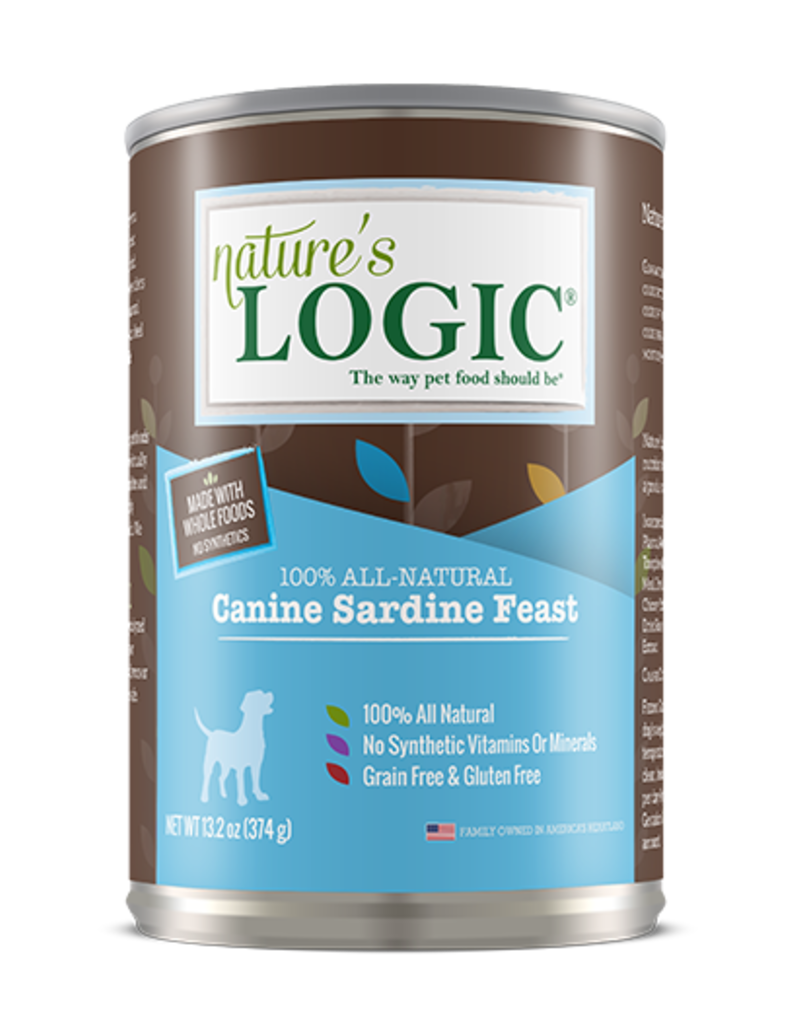 Nature's Logic Nature's Logic Canned Dog Food Sardine 13.2 oz single