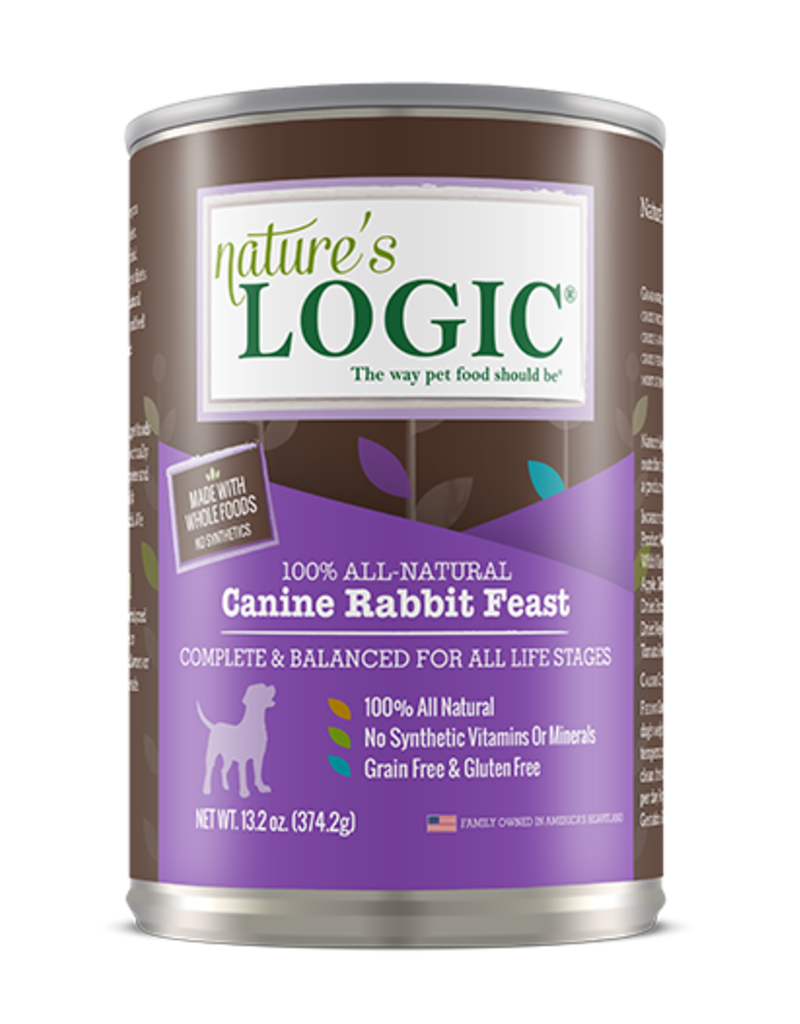 Nature's Logic Nature's Logic Canned Dog Food | Rabbit 13.2 oz single