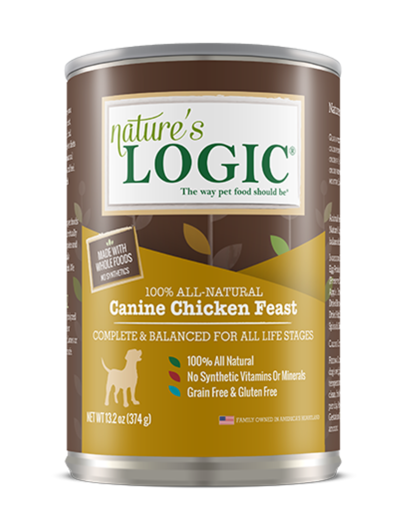 Nature's Logic Nature's Logic Canned Dog Food Chicken 13.2 oz single