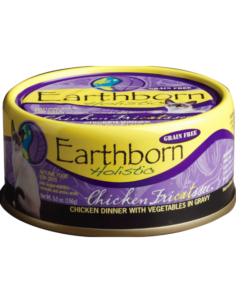 Earthborn Holistic Earthborn Holistic Cat Canned Food Chicken Fricatssee with Vegetables 5.5 oz single