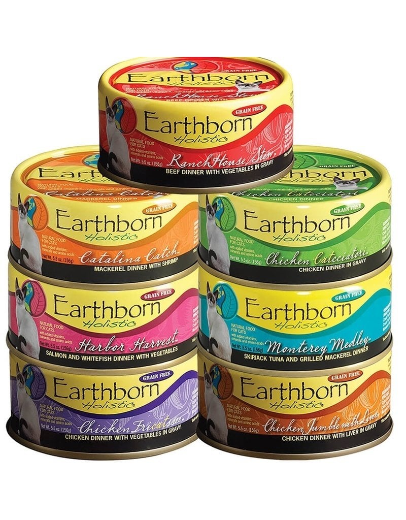 Earthborn Holistic Earthborn Holistic Cat Canned Food Chicken Fricatssee with Vegetables 5.5 oz single