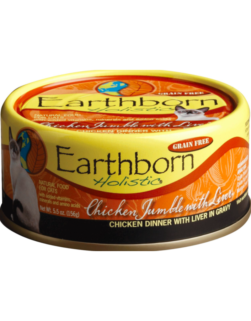 Earthborn Holistic Grain Free Chicken Jumble with Liver Canned Cat Food Earthborn Holistic Grain Free Chicken Jumble with Liver Canned Cat Food