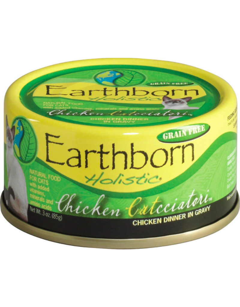Earthborn Holistic Earthborn Holistic Cat Canned Food Chicken Catcciatori 3 oz CASE