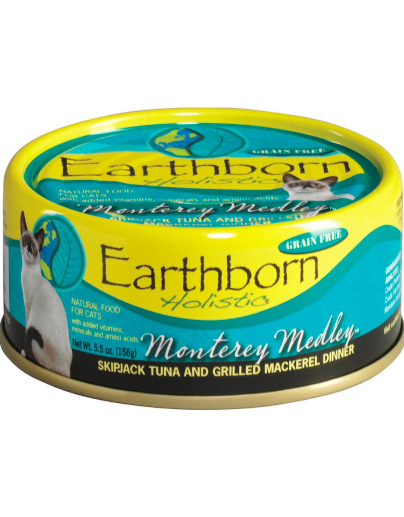 Earthborn Holistic Earthborn Holistic Cat Canned Food Monterey Medley Tuna & Mackerel 3 oz CASE