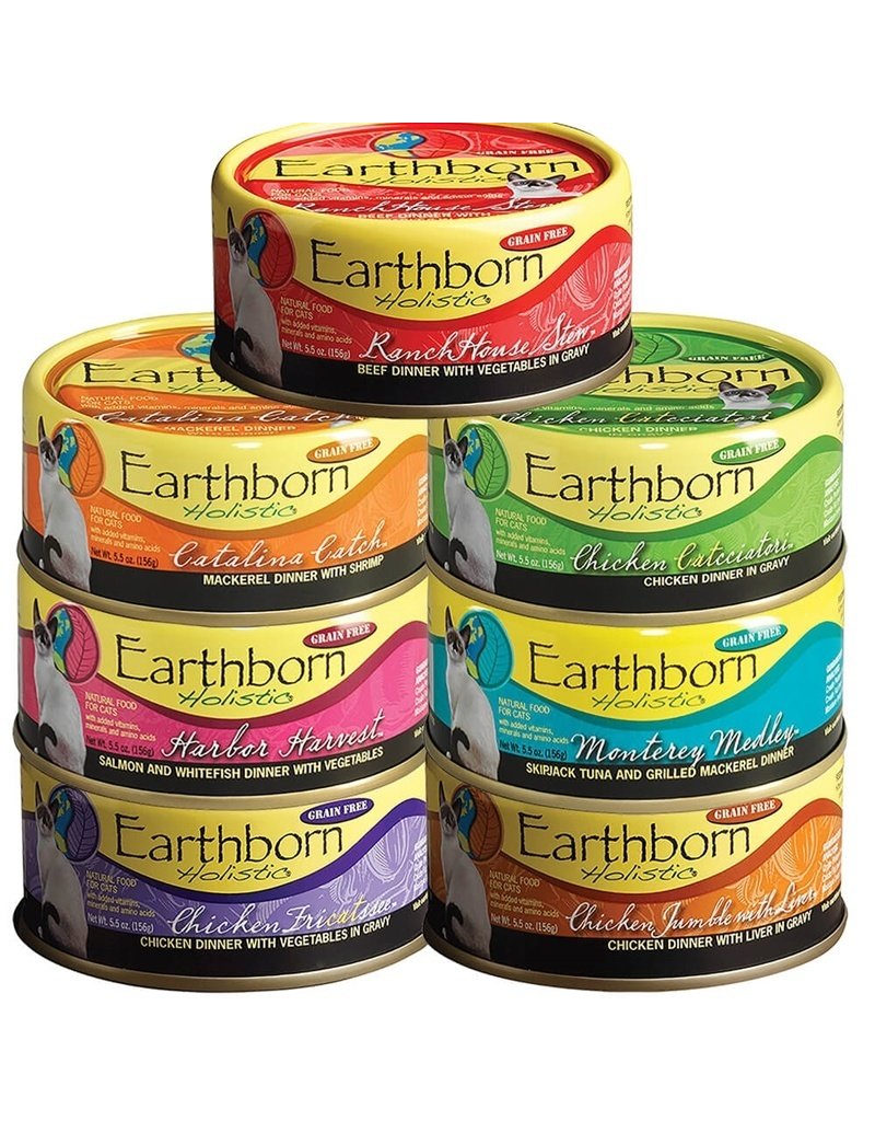 Earthborn Holistic Earthborn Holistic Cat Canned Food Monterey Medley Tuna & Mackerel 3 oz CASE