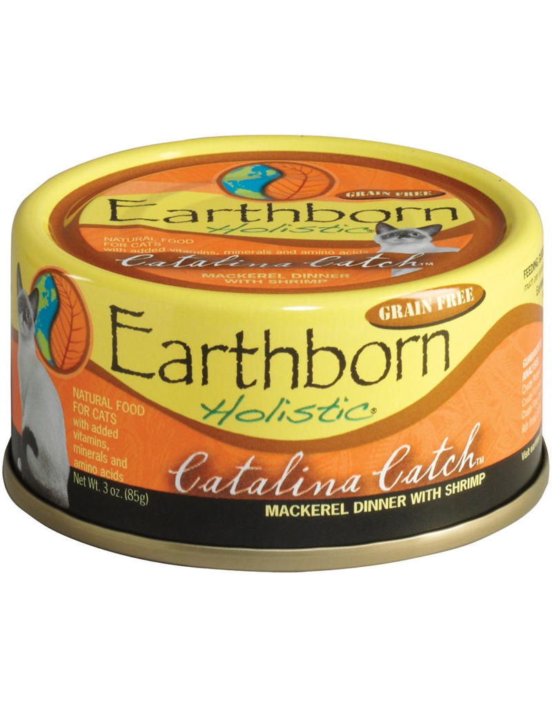 Earthborn Holistic Earthborn Holistic Cat Canned Food Catalina Catch Mackerel & Shrimp 3 oz CASE