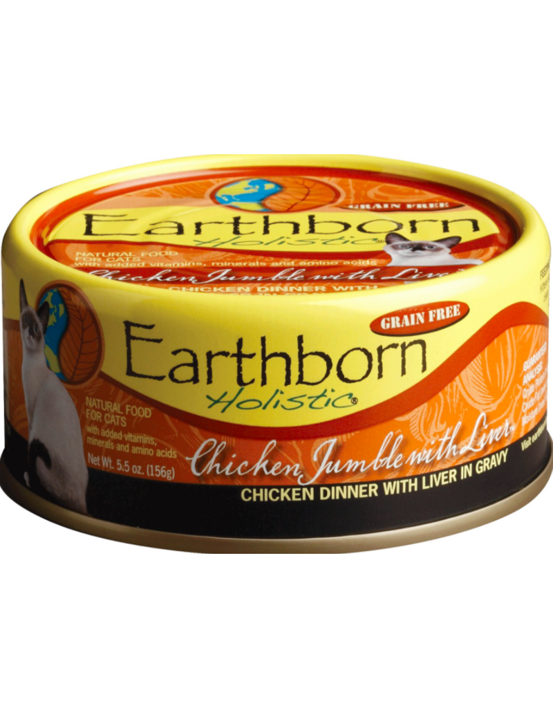 Earthborn Holistic Earthborn Holistic Cat Canned Food Chicken Jumble with Liver 5.5 oz CASE