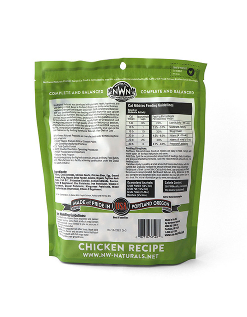 Northwest Naturals Northwest Naturals Freeze Dried Cat Food | Chicken 11 oz CASE