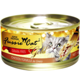 Fussie Cat Fussie Cat Gold Can Food | Chicken in Gravy 5.5 oz CASE