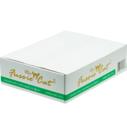 Fussie Cat Fussie Cat Cans | Chicken w Vegetables in Gravy 5.5 oz CASE