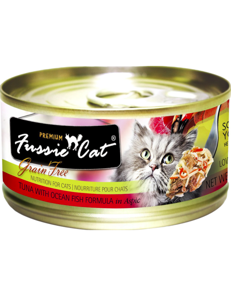 Fussie Cat Fussie Cat Canned Cat Food | Tuna with Ocean Fish 5.5 oz CASE