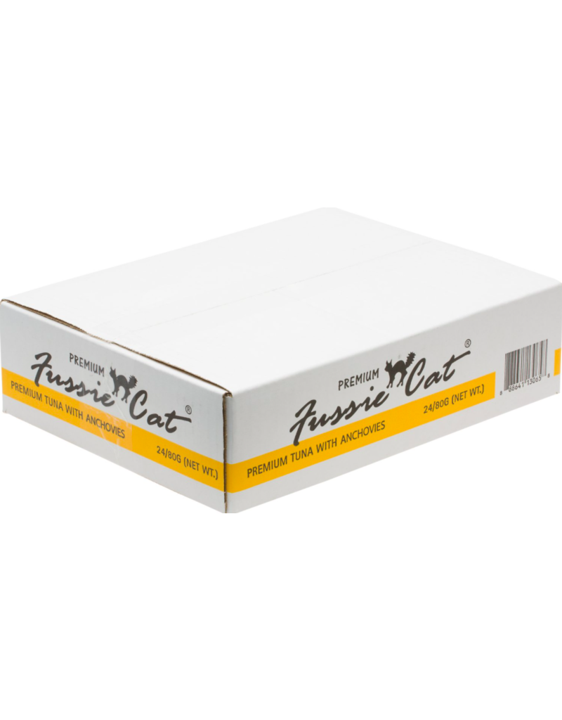 Fussie Cat Fussie Cat Cans | Tuna w Anchovies 5.5 oz CASE