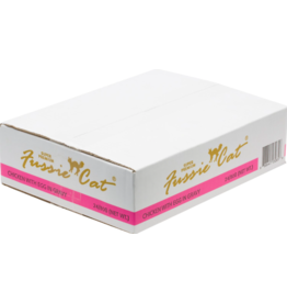 Fussie Cat Fussie Cat Cans | Chicken w Egg in Gravy 2.8 oz CASE