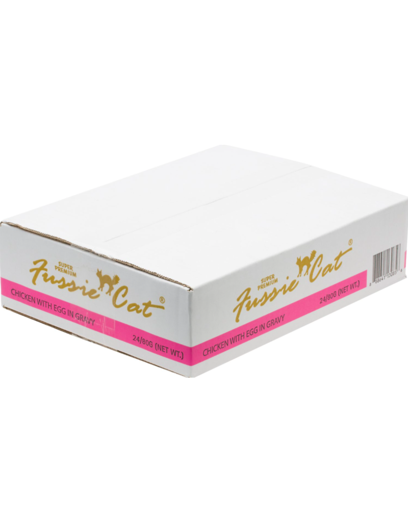 Fussie Cat Fussie Cat Cans | Chicken w Egg in Gravy 2.8 oz CASE