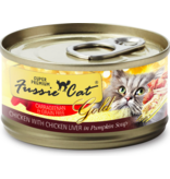 Fussie Cat Fussie Cat Gold Can Food | Chicken with Chicken Liver in Pumpkin Soup 2.8 oz CASE