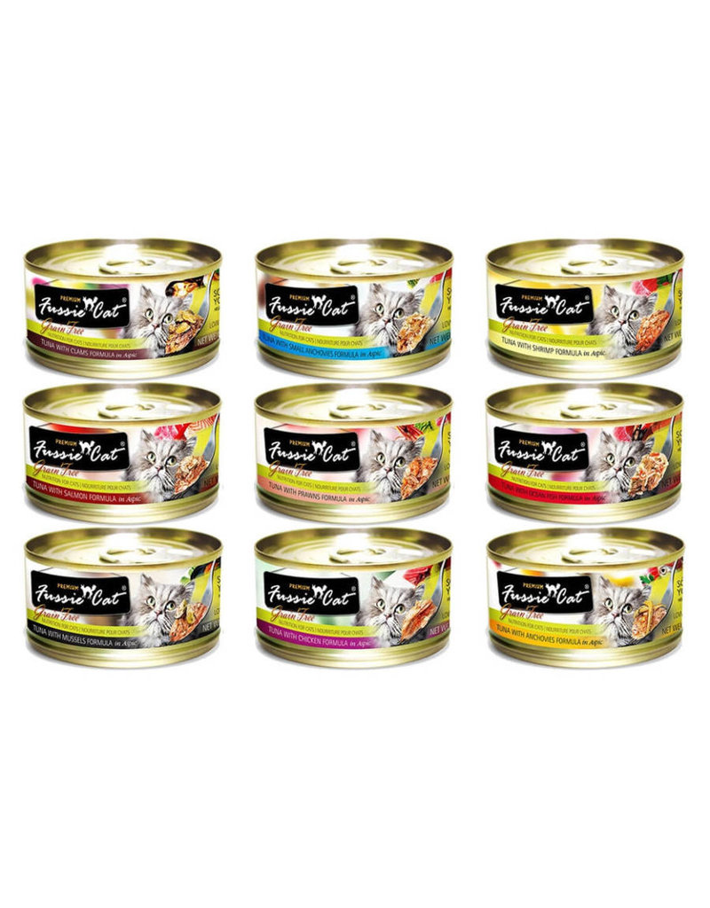 Fussie Cat Fussie Cat Cans | Tuna w Anchovies 2.8 oz CASE