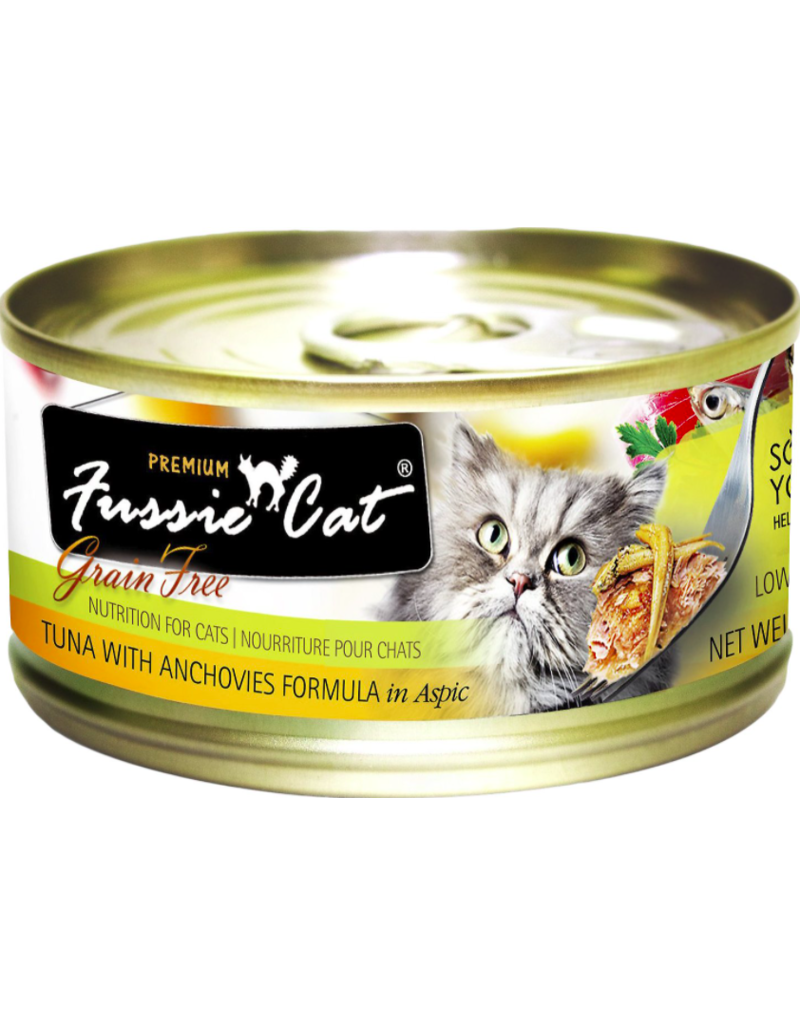Fussie Cat Fussie Cat Cans | Tuna w Anchovies 2.8 oz CASE