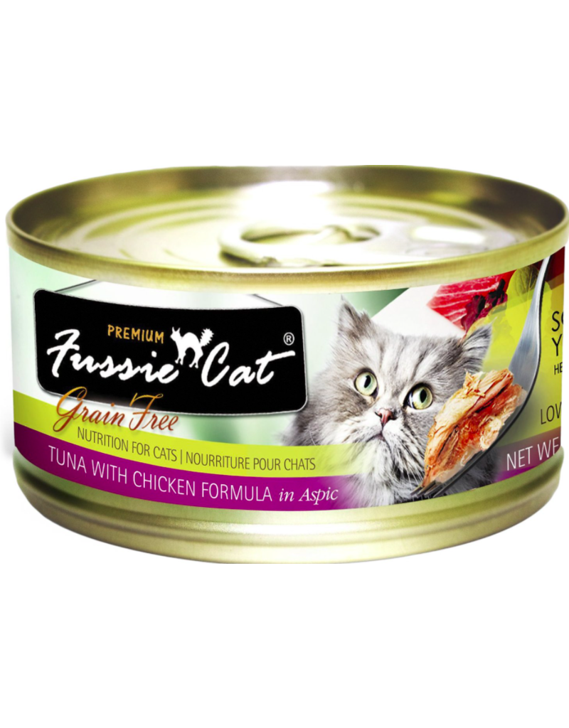 Fussie Cat Fussie Cat Canned Cat Food | Tuna with Chicken 2.8 oz CASE