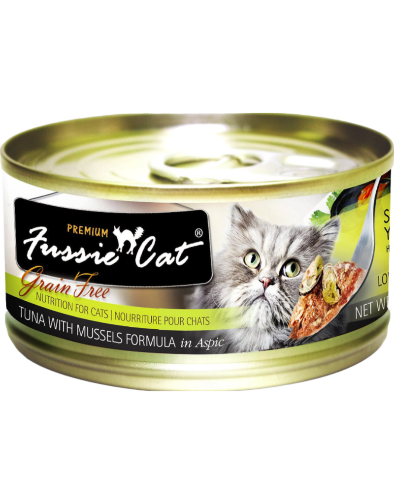 Fussie Cat Fussie Cat Cans | Tuna w Mussels 2.8 oz CASE