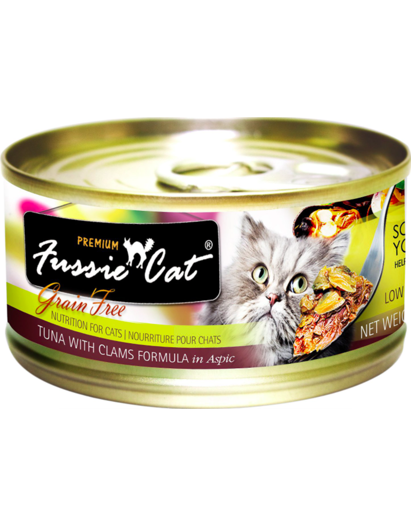 Fussie Cat Fussie Cat Canned Cat Food | Tuna with Clams 2.8 oz CASE