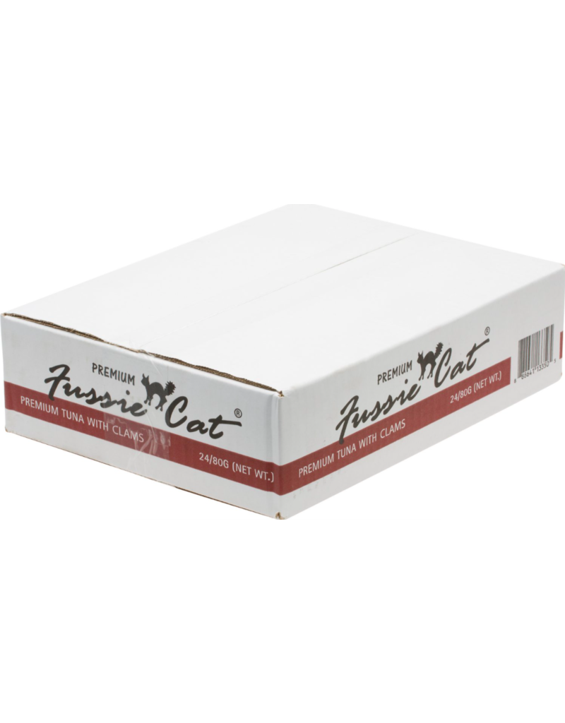 Fussie Cat Fussie Cat Canned Cat Food | Tuna with Clams 2.8 oz CASE
