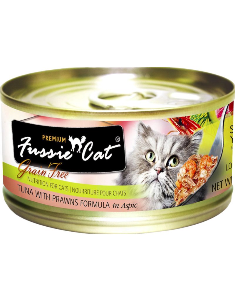 Fussie Cat Fussie Cat Canned Cat Food | Tuna with Prawns 2.8 oz CASE
