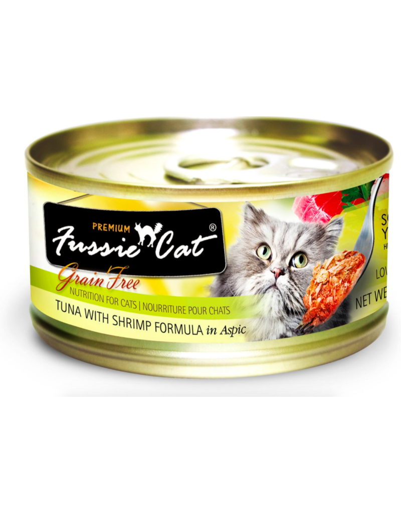 Fussie Cat Fussie Cat Cans | Tuna w Shrimp 2.8 oz CASE