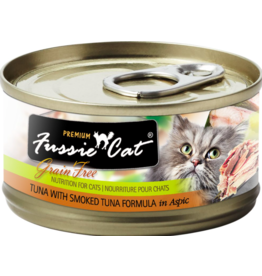 Fussie Cat Fussie Cat Canned Cat Food | Tuna with Smoked Tuna 2.8 oz CASE