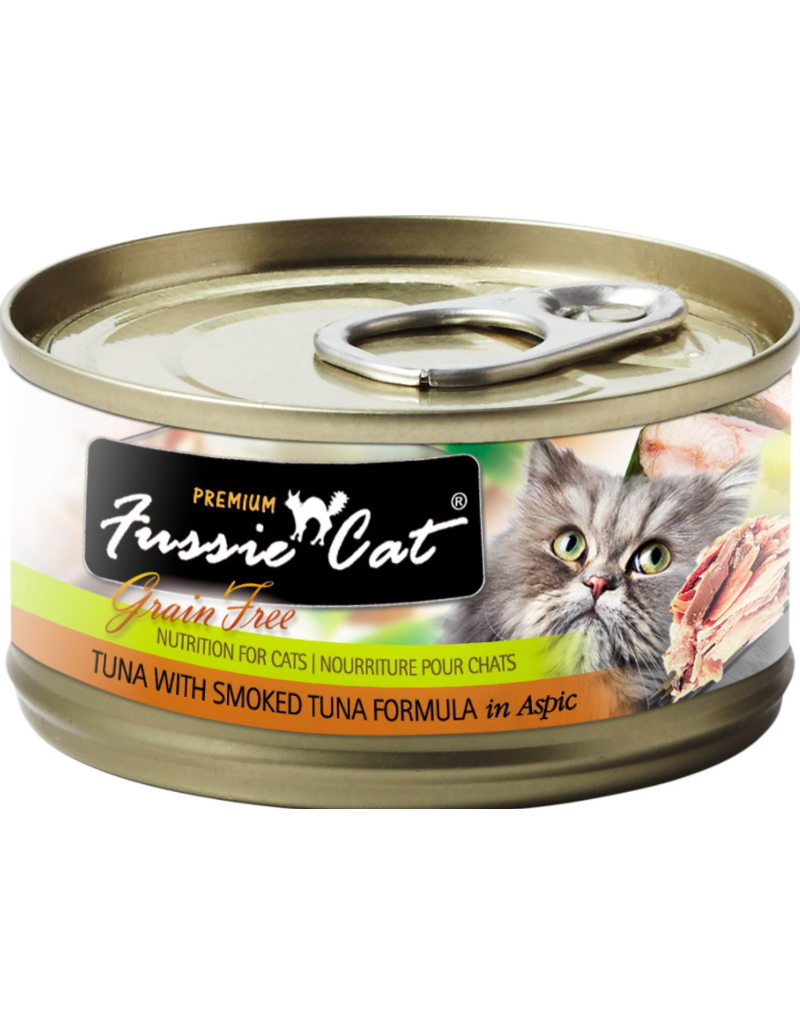 Fussie Cat Fussie Cat Cans | Tuna w Smoked Tuna 2.8 oz CASE