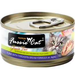 Fussie Cat Fussie Cat Canned Cat Food | Tuna with Threadfin Bream in Aspic 2.8 oz CASE