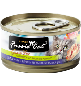 Fussie Cat Fussie Cat Cans | Tuna w Threadfin Bream in Aspic 2.8 oz CASE