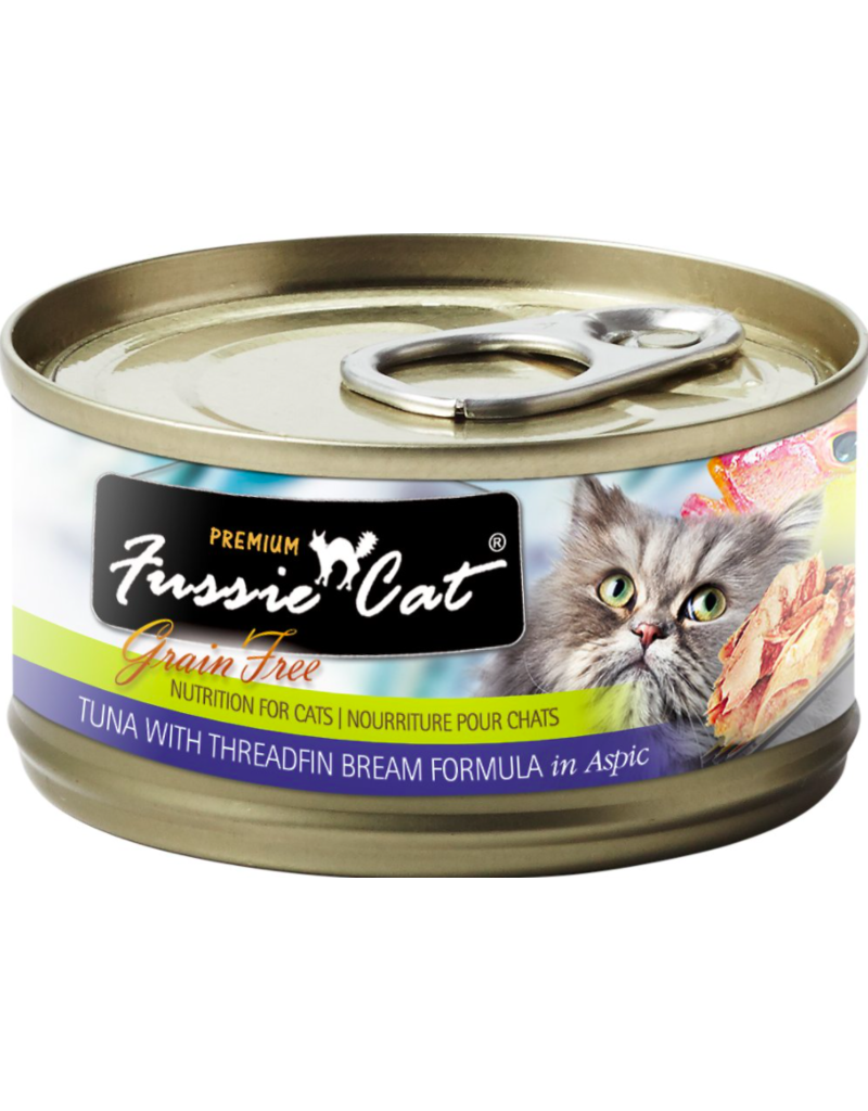 Fussie Cat Fussie Cat Canned Cat Food | Tuna with Threadfin Bream in Aspic 2.8 oz CASE