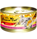 Fussie Cat Fussie Cat Gold Can Food Chicken with Egg in Gravy 2.8 oz single