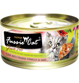 Fussie Cat Fussie Cat Can Food Tuna with Prawns 2.8 oz single