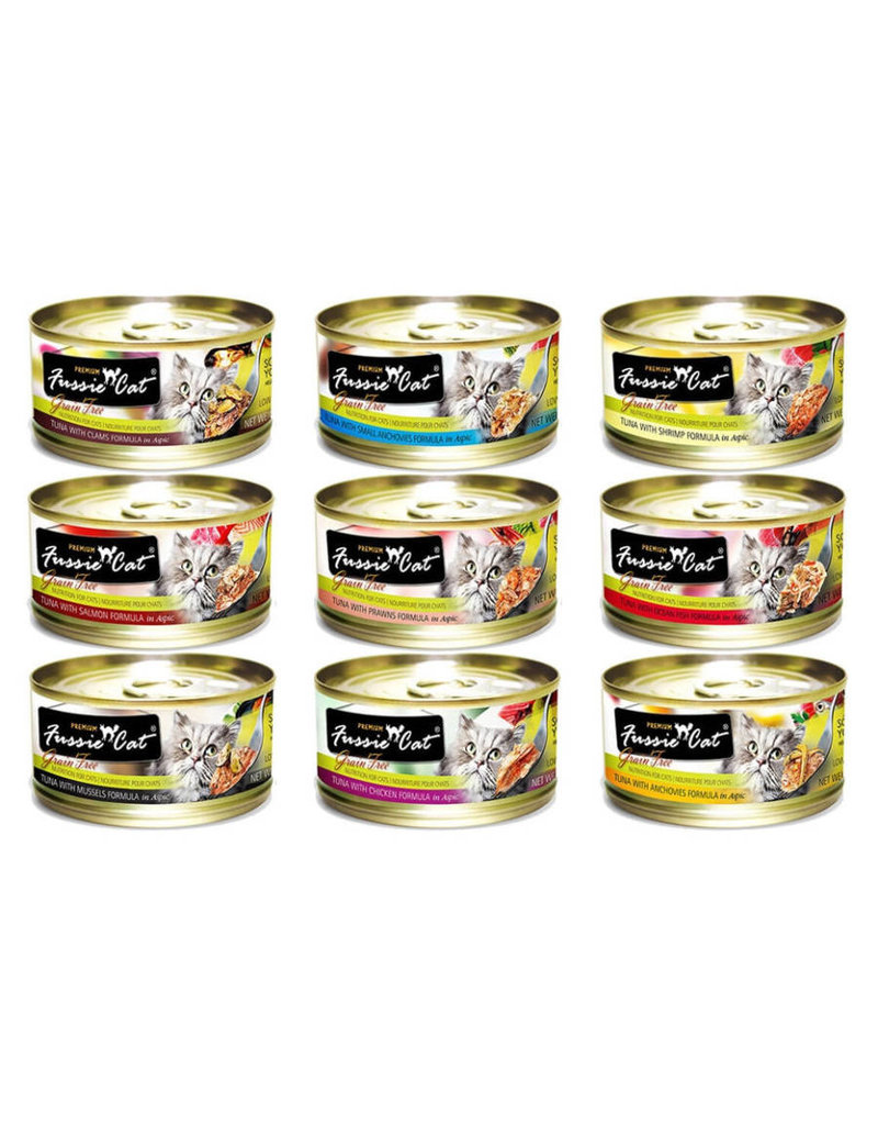 Fussie Cat Fussie Cat Can Food Tuna with Mussels 2.8 oz single