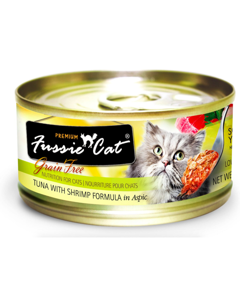 Fussie Cat Fussie Cat Can Food Tuna with Shrimp 2.8 oz single