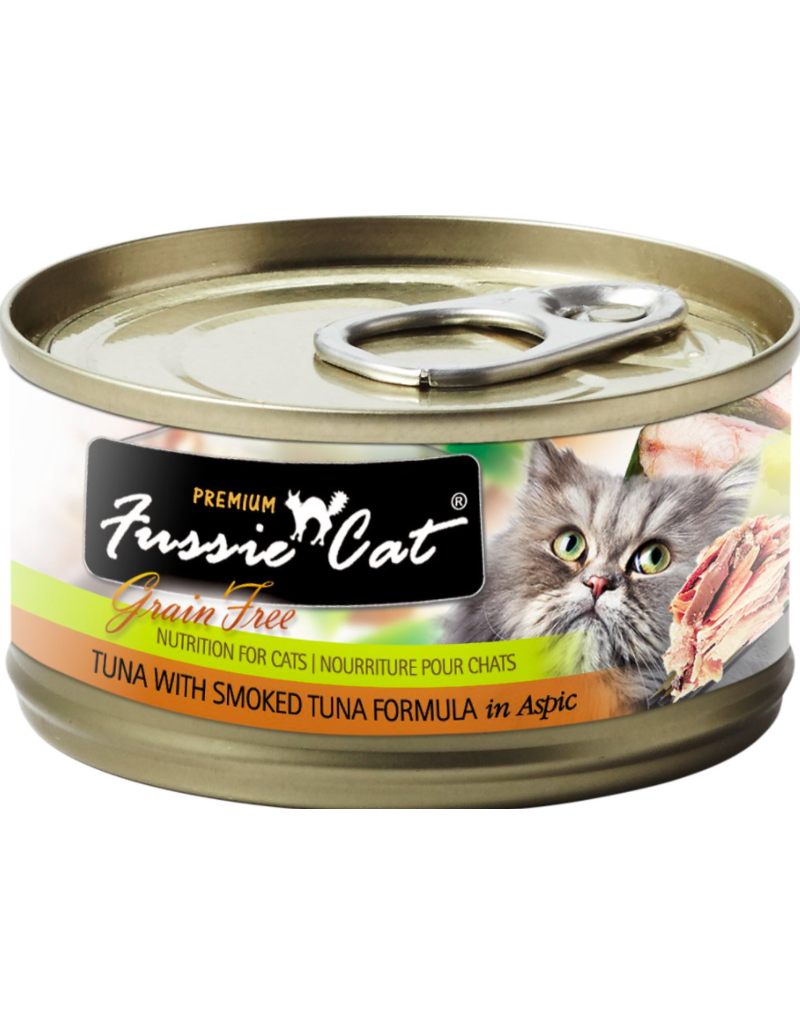 Fussie Cat Fussie Cat Can Food Tuna with Smoked Tuna 2.8 oz single