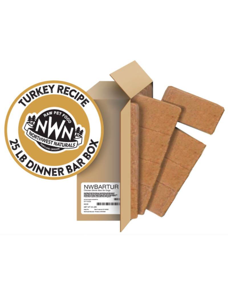 Northwest Naturals Northwest Naturals Frozen Bars Turkey 25 lb CASE (*Frozen Products for Local Delivery or In-Store Pickup Only. *)