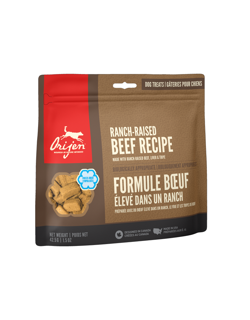 Orijen Orijen Freeze Dried Dog Treats Ranch Raised Beef 3.25 oz