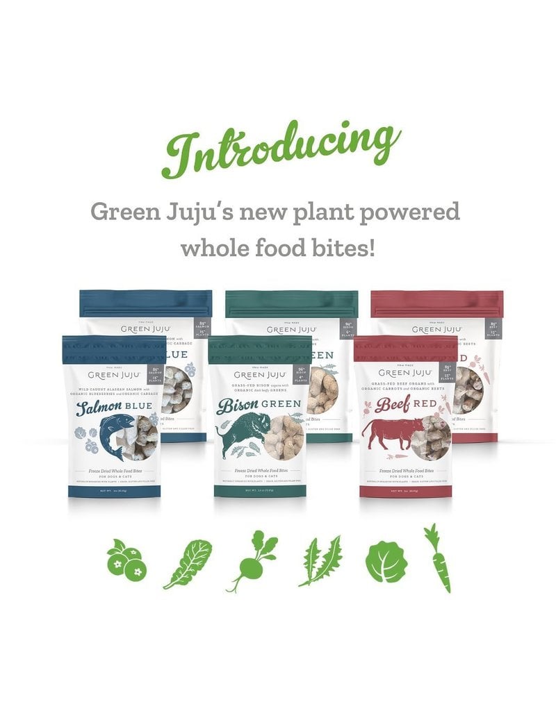 Green Juju Green Juju Freeze Dried Treats | Salmon Blue 3 oz