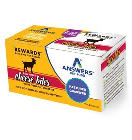 Answer's Pet Food Z Answers Rewards Raw Goat Cheese Treats Cherries 8 oz (*Frozen Products for Local Delivery or In-Store Pickup Only. *)