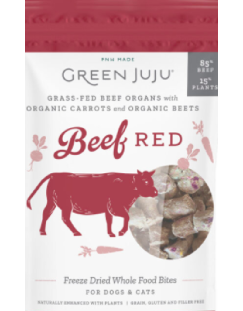 Green Juju Green Juju Freeze Dried Treats | Beef Red 7.5 oz