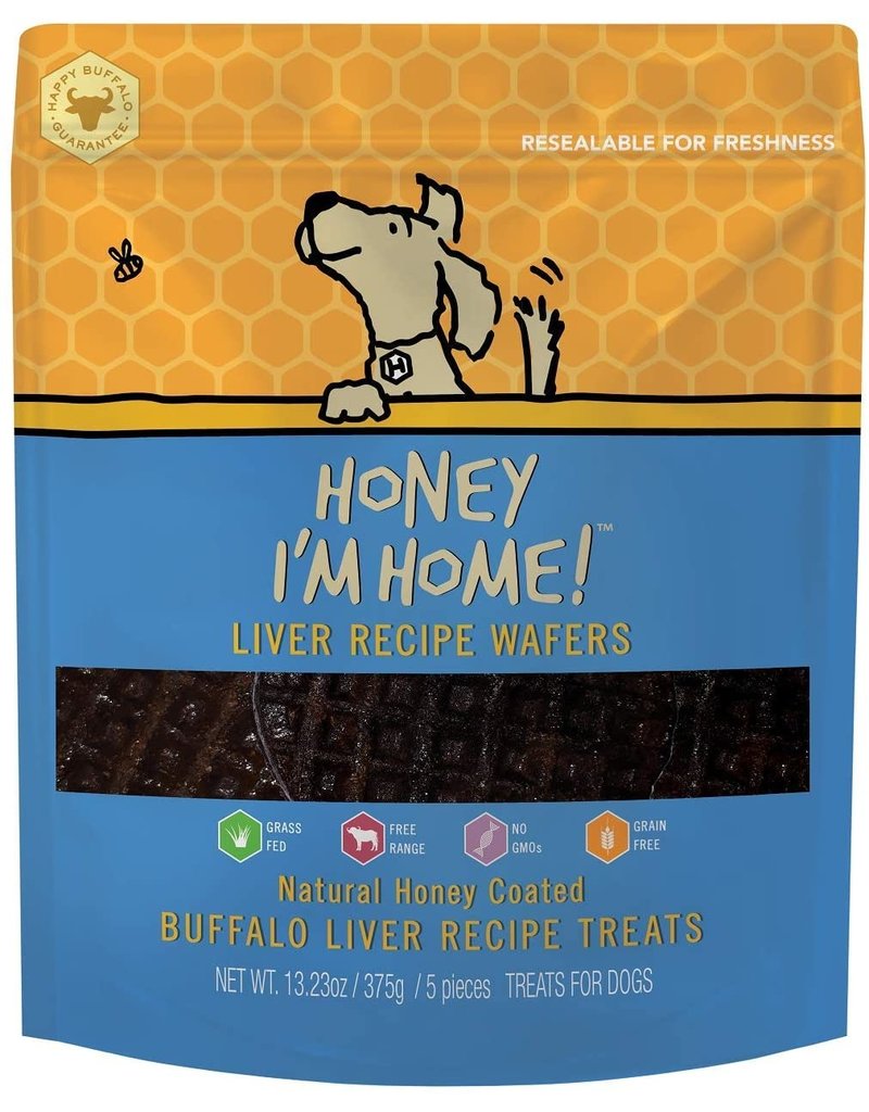 Honey Im Home Honey I'm Home Dog Treats | Buffalo Wafers 5 pk