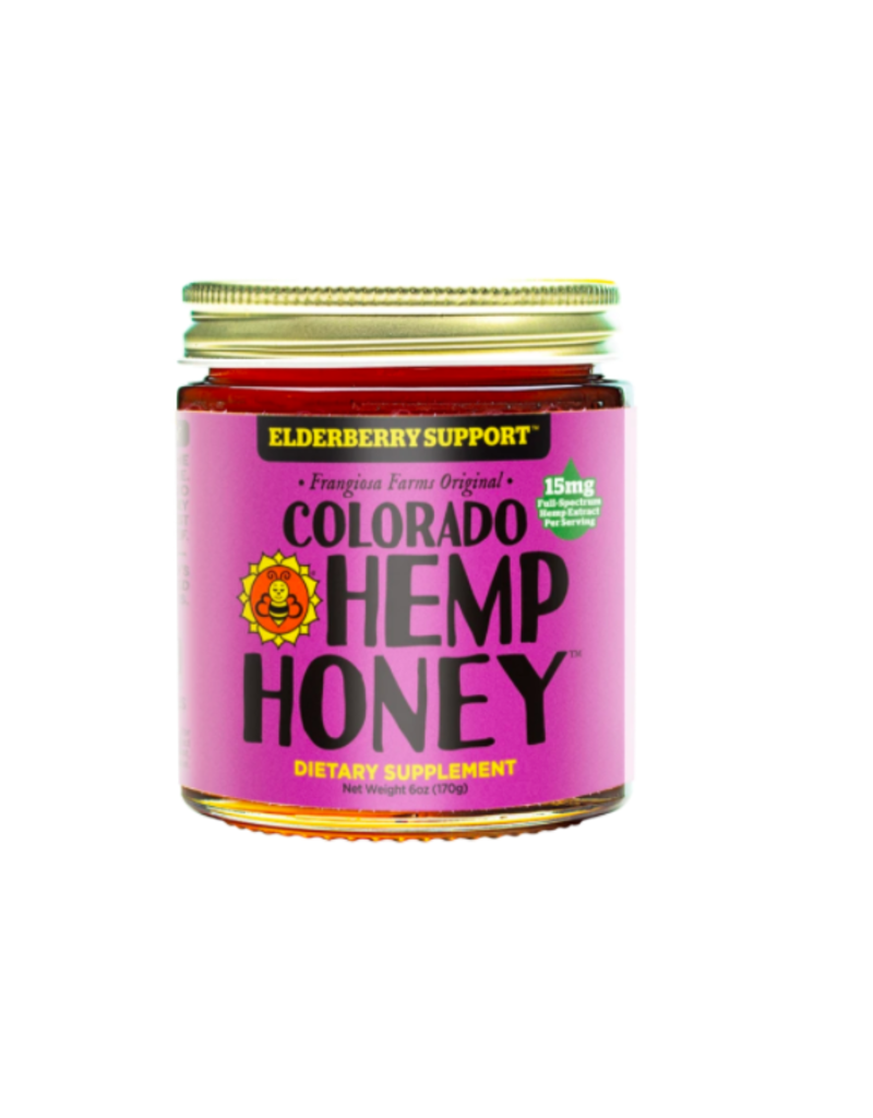 Colorado Hemp Honey Colorado Hemp Honey Elderberry Jar 6 oz